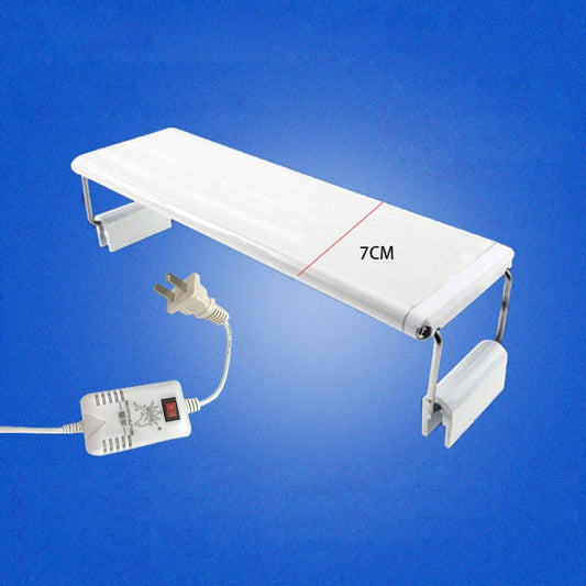 XY-15N/K Aquarium Glass Fish Tank LED Aquatic Bracket Lamp, US Plug(White Blue) - Fish Tanks & Accessories by buy2fix | Online Shopping UK | buy2fix