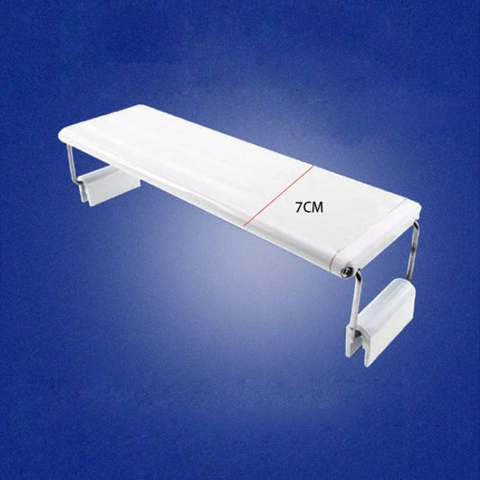 XY-60K Three Rows Aquarium Glass Fish Tank LED Aquatic Bracket Lamp, US Plug(White) - Fish Tanks & Accessories by buy2fix | Online Shopping UK | buy2fix