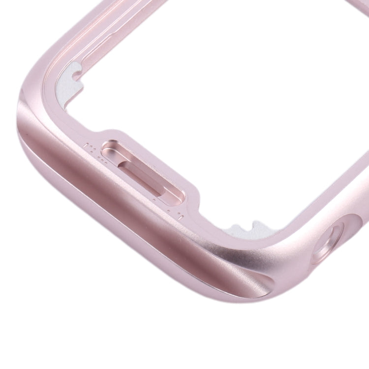 For Apple Watch Series 9 41mm Aluminum Alloy Middle Frame Bezel Plate (Pink) by buy2fix