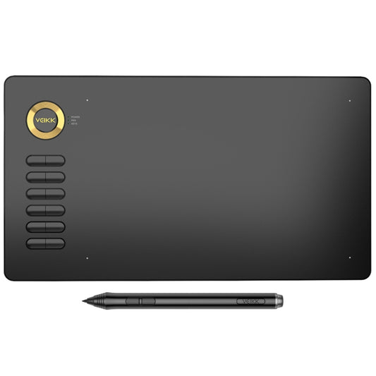 VEIKK A15 10x6 inch 5080 LPI Smart Touch Electronic Graphic Tablet, with Type-C Interface(Gold) - by VEIKK | Online Shopping UK | buy2fix
