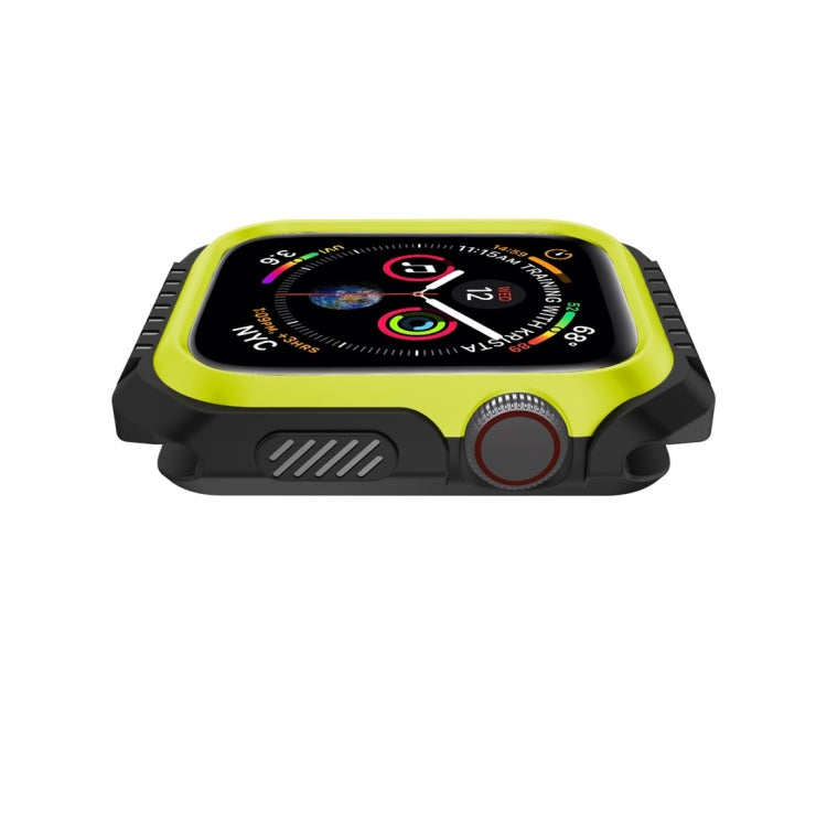 Smart Watch Shockproof Two Color Protective Case For Apple Watch Series 3 / 2 / 1 38mm(Black Yellow) by buy2fix