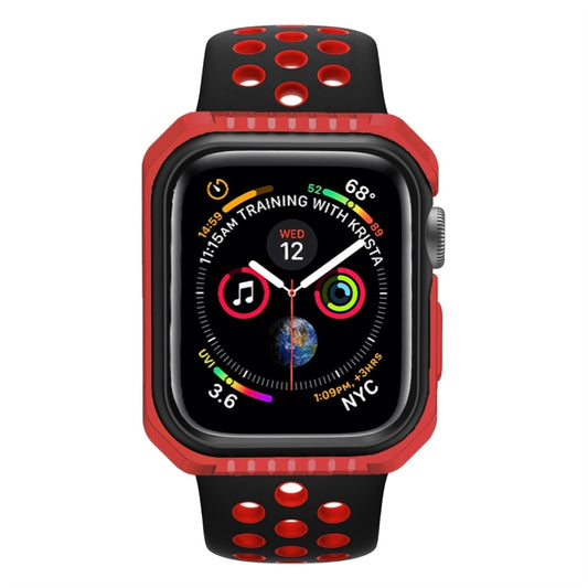 Smart Watch Shockproof Two Color Protective Case For Apple Watch Series 3 / 2 / 1 42mm(Red Black) by buy2fix