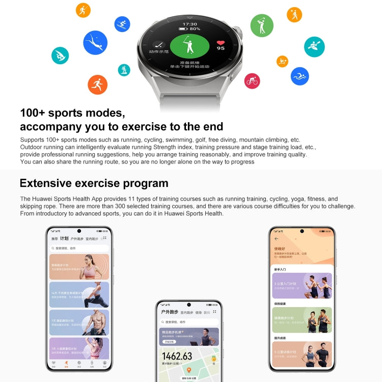 HUAWEI WATCH GT 3 Pro Titanium Smart Watch 46mm Rubber Wristband, 1.43 inch AMOLED Screen, Support ECG / GPS / 14-days Battery Life(Black) by Huawei