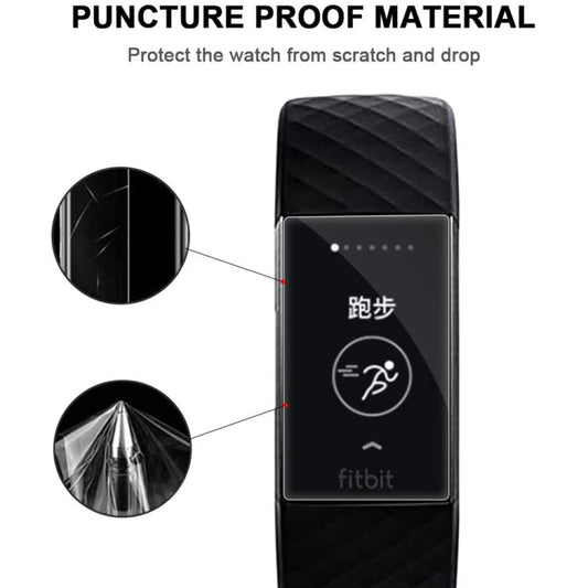 5 PCS for Fitbit Charge 3 / 4 TPU Soft Explosion-proof Screen Film by buy2fix