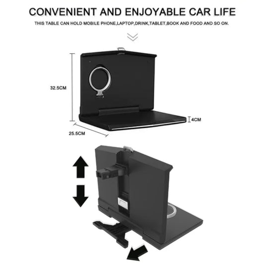 Car Folding Computer Table Chair Back Dining Table by buy2fix