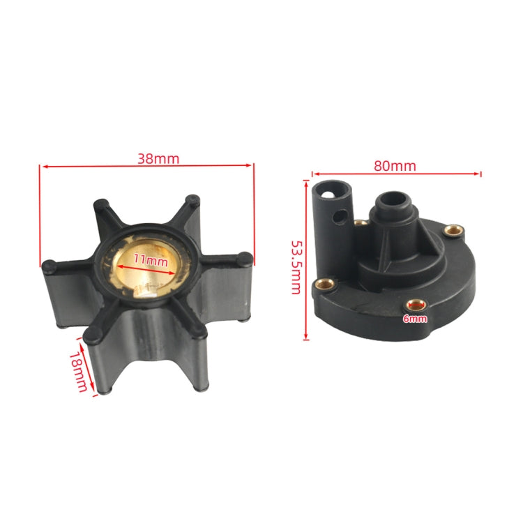 A8153 For Johnson Outboard Water Pump Impeller Repair Kit 763758 by buy2fix
