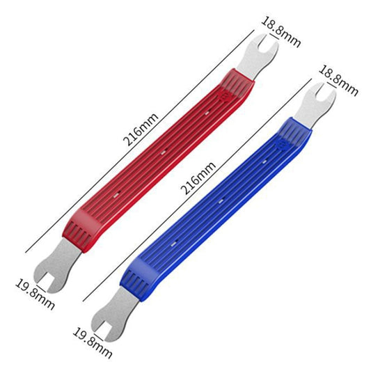 4-5 inch Short Car Door Panel Removal Rubber Buckle Screwdriver (Blue) by buy2fix