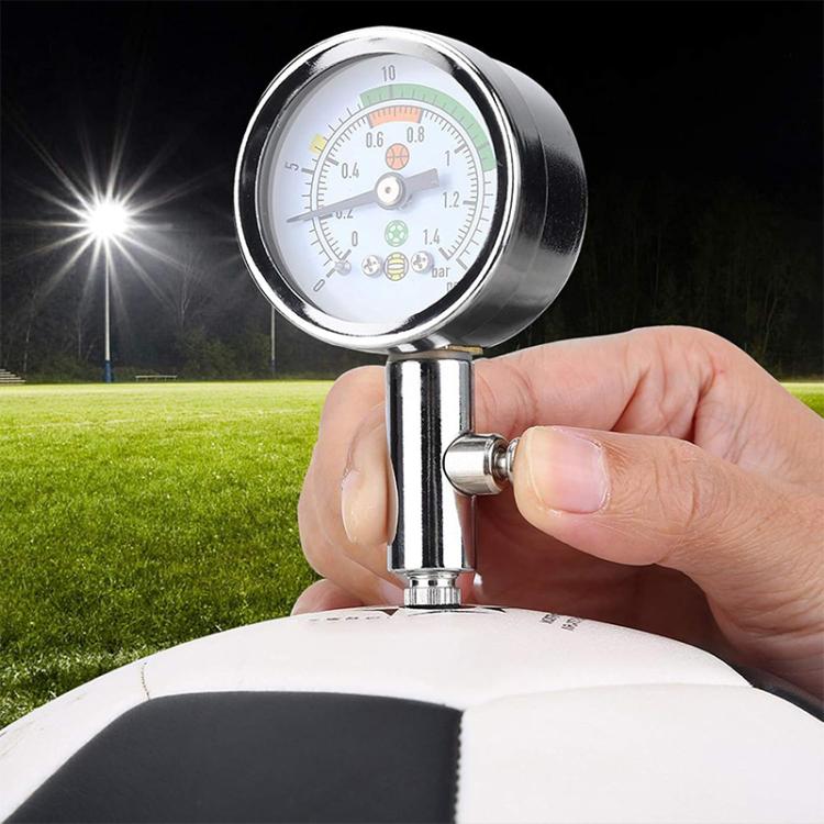 Portable Mini Air Pressure Gauge Pressure Barometer Ball Pressure Gauge (Silver) - Tire Pressure Gauges by buy2fix | Online Shopping UK | buy2fix