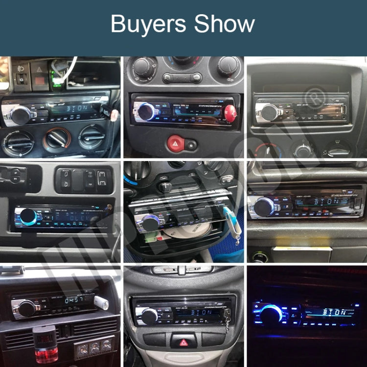 JSD-520 Car Stereo Radio MP3 Audio Player Support Bluetooth Hand-free Calling / FM / USB / SD, EU Plug Version by buy2fix