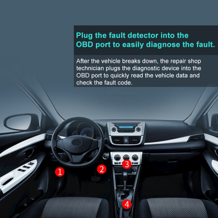 V011 Car Bluetooth Connection OBD Diagnostic Detection Tool by buy2fix