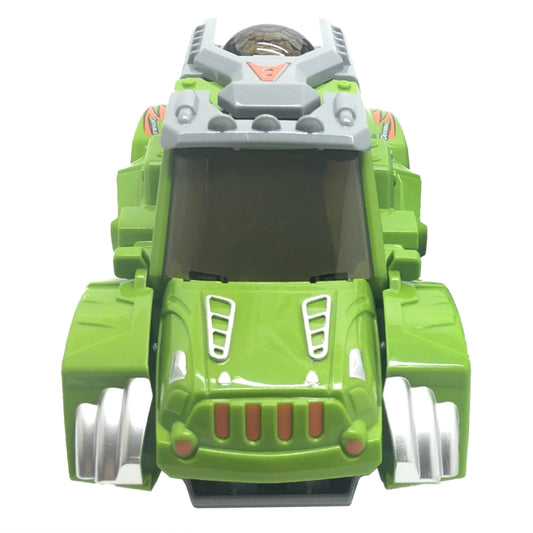 HG-882 Electric Dinosaur Deformation Car Toy Universal Light Music Toy (Green) by buy2fix