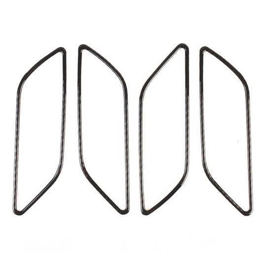 4 PCS Car Carbon Fiber Inner Armrest Decorative Frame for Audi A3 2014-2018 by buy2fix