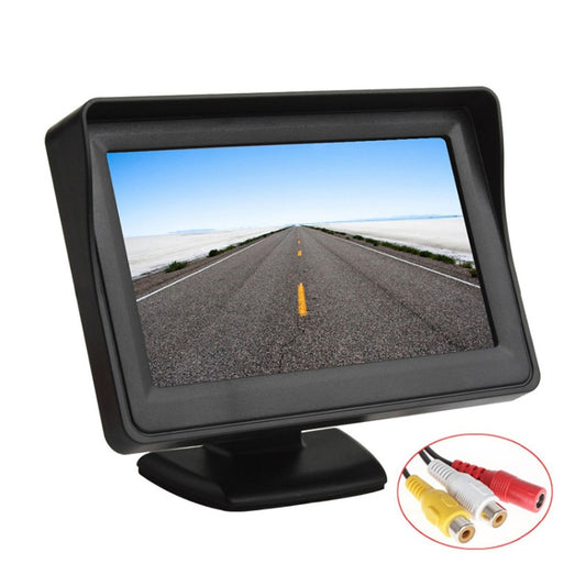 PZ-703 4.3 inch TFT LCD Car Rearview Monitor with Stand and Sun Shade by buy2fix
