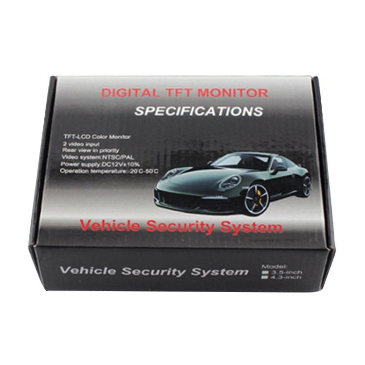 PZ-703 4.3 inch TFT LCD Car Rearview Monitor with Stand and Sun Shade by buy2fix