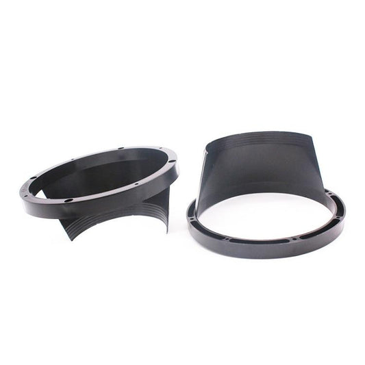 2 PCS 6.5 inch Car Auto Loudspeaker Plastic Waterproof Cover with Protective Cushion Pad, Inner Diameter: 14.5cm(Black) by buy2fix