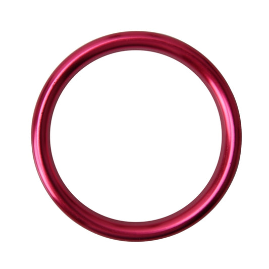 4 PCS Car Outlet Decorative Rings Aluminum Alloy Air Outlet Chrome Trim Ring Car Dashboard Air Vents Cover Sticker Decoration for Audi A3(Magenta) by buy2fix