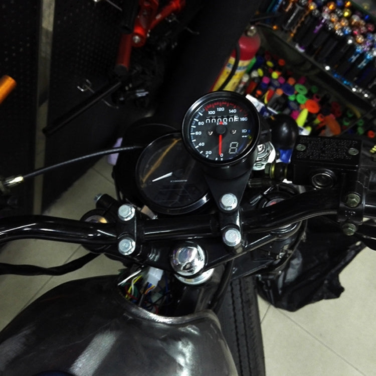 3 in 1 Universal Waterproof Motorcycle LED Backlight Odometer Speedometer Gearmeter, DC 12V by buy2fix