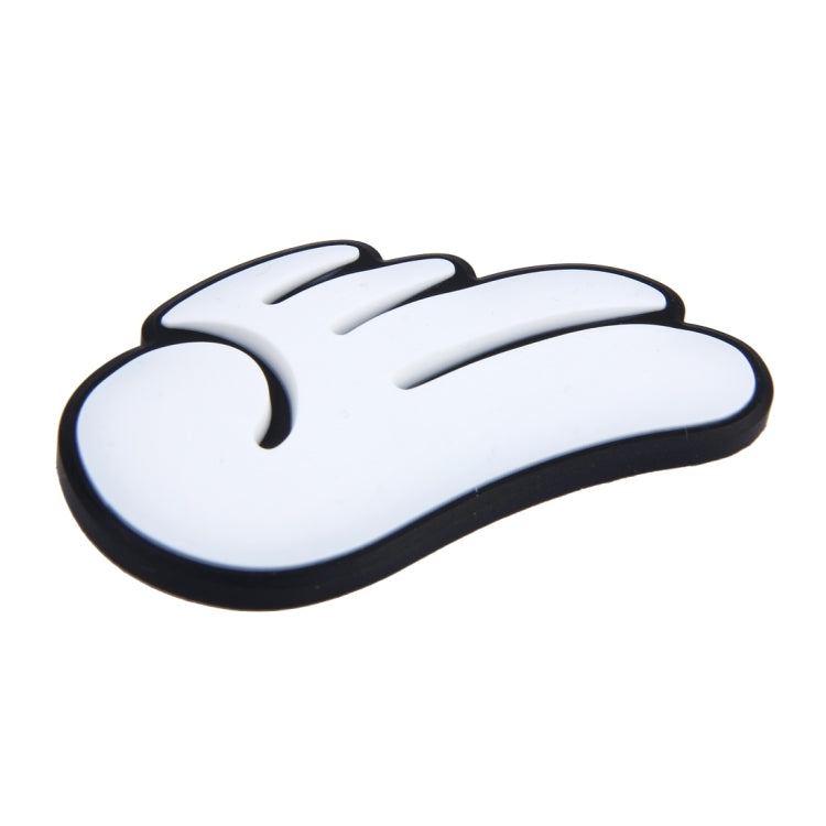 4 PCS Angel Wing Shape Cartoon Style PVC Car Auto Protection Anti-scratch Door Guard Decorative Sticker (White) by buy2fix