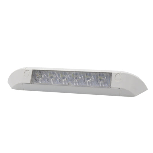 DC 12V 2.6W 6000K IP67 Marine RV Waterproof LED Stair Deck Dome Light Ceiling Lamp, Aluminum Alloy Base by buy2fix