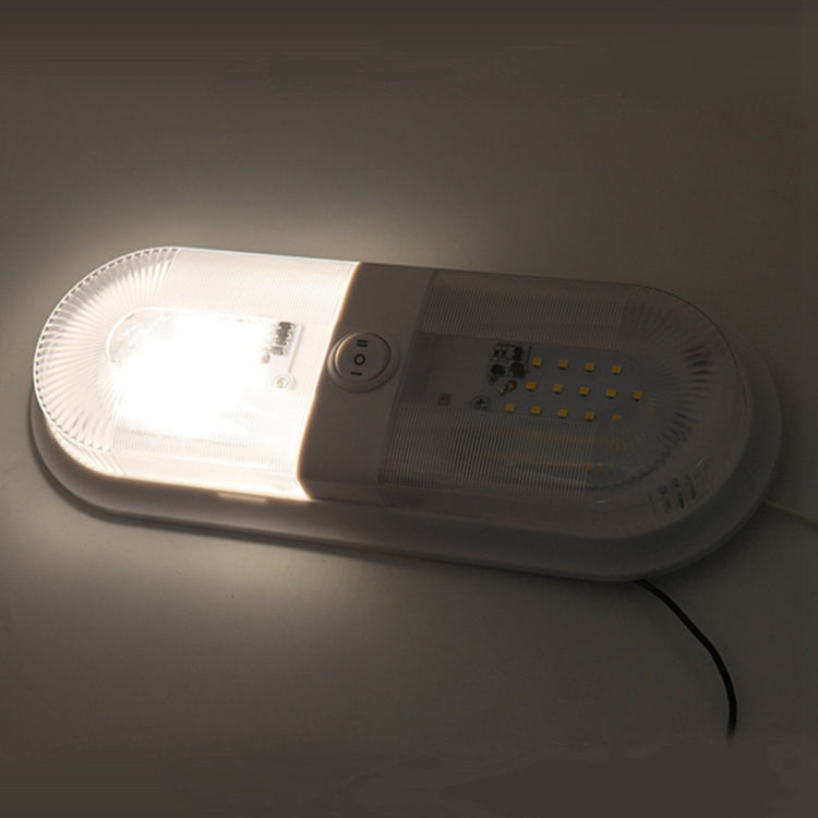 D4347 10-24V 6-7W 4000-4500K 560LM RV Yacht 48 PCS LED Lamps Dome Light Ceiling Lamp, with Independent Switch Control by buy2fix