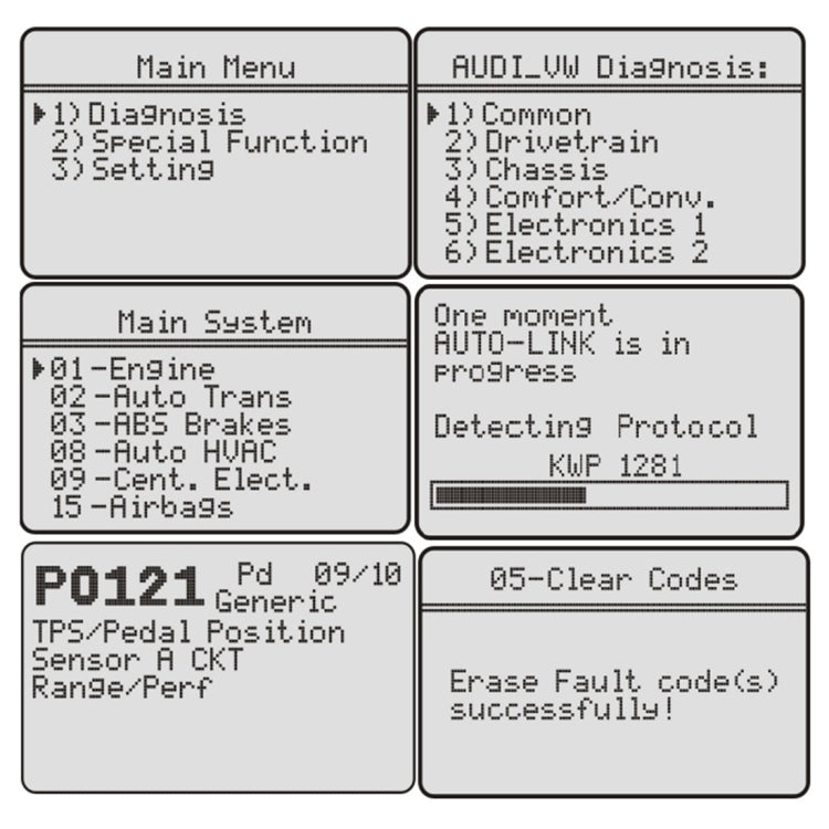 Vag505A Car Mini Code Reader VAG professional Fault Detector Diagnostic Tool by buy2fix