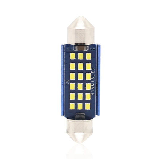 2pcs 41mm DC12-24V / 1W / 6000K / 60LM 18LEDs SMD Car Reading Lamp Dome Light by buy2fix