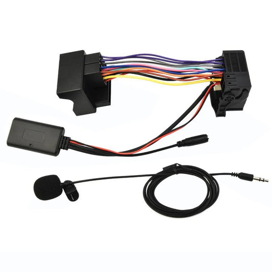 Car AUX Bluetooth Audio Cable + MIC for BMW E60 by buy2fix