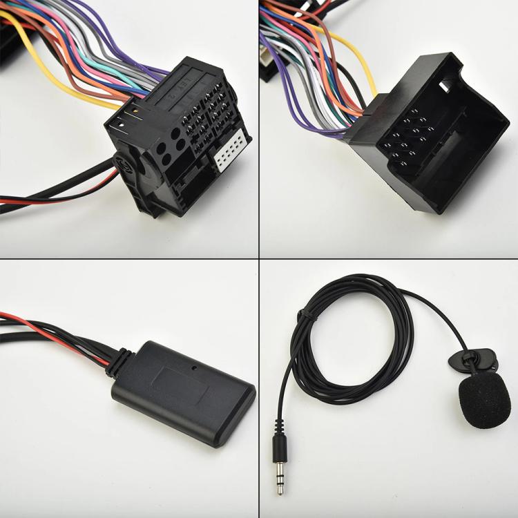 Car AUX Bluetooth Audio Cable + MIC for BMW E60 by buy2fix