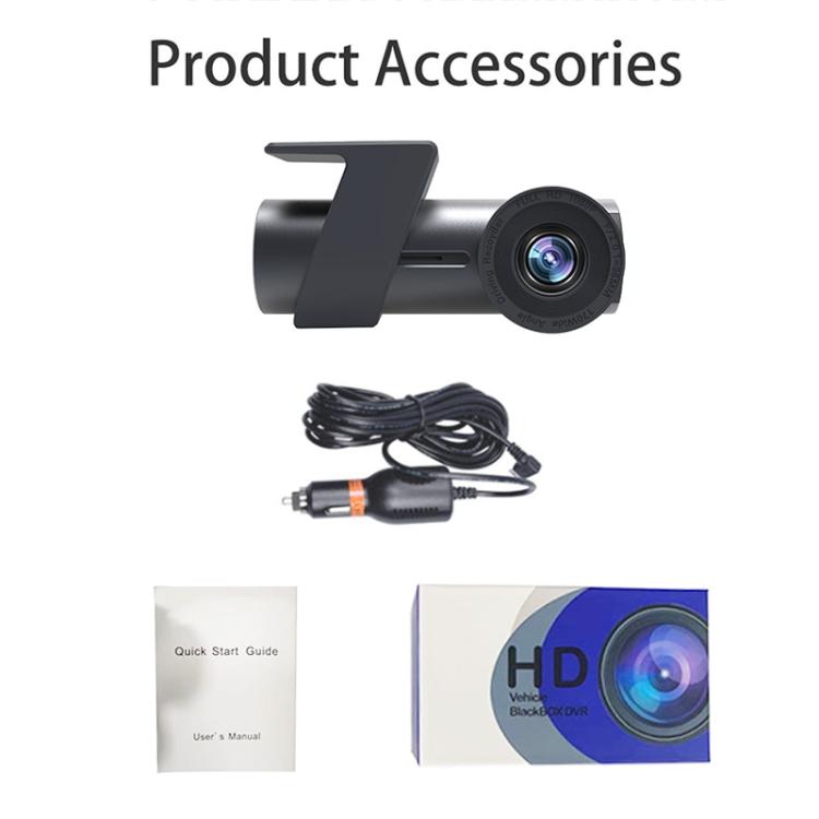 Car WiFi Single Camera Hidden 360 Degree Rotation Car Driving Recorder by buy2fix