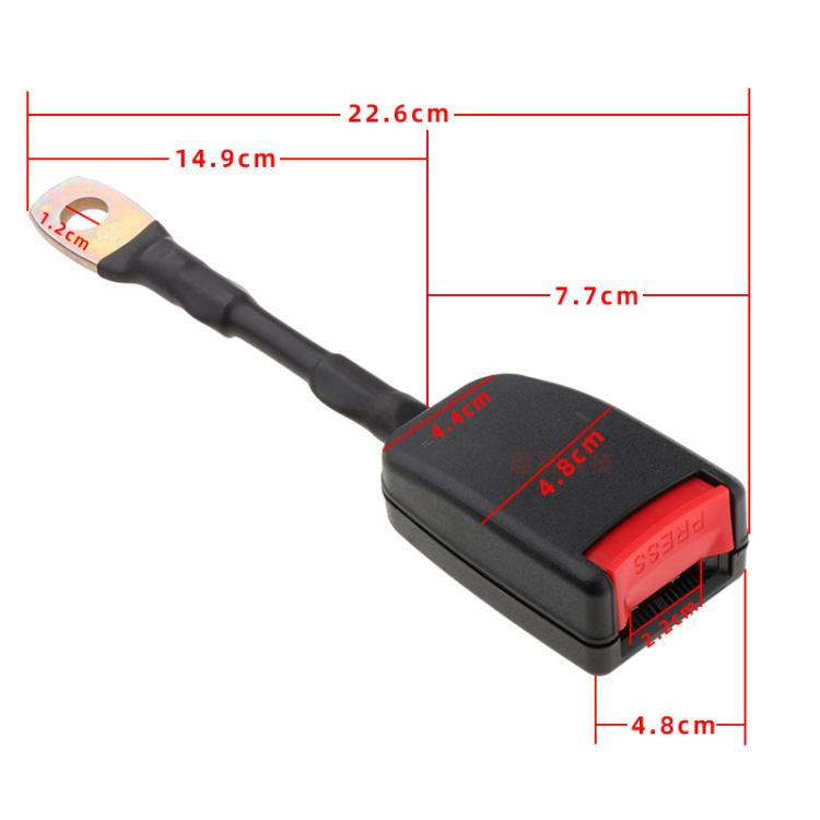 Car Front Seat Seat Belt Clip 20cm Extension Buckles Connector by buy2fix
