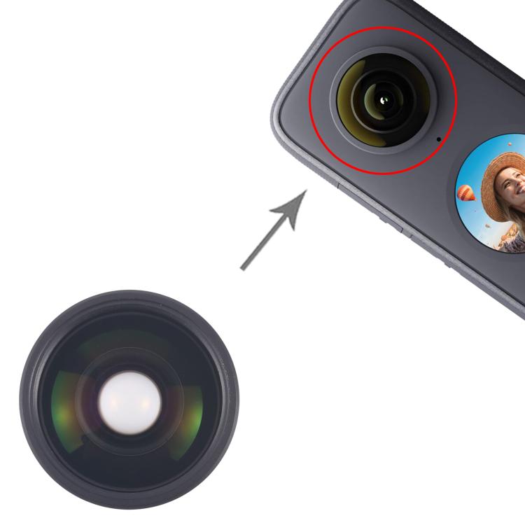 For Insta360 X2 OEM Rear Camera Lens Cover - by buy2fix | Online Shopping UK | buy2fix