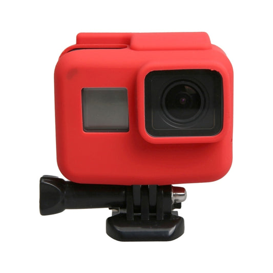 Original for GoPro HERO5 Silicone Border Frame Mount Housing Protective Case Cover Shell(Red) by buy2fix