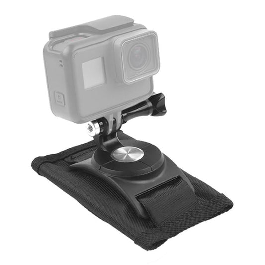 360 Degree Rotating Quick Release Strap Mount Shoulder Backpack Mount for GoPro, Insta360, DJI and Other Action Cameras(Black) by buy2fix