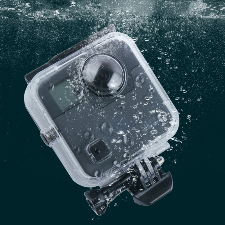 40m Waterproof Housing Protective Case for GoPro Fusion, with Buckle Basic Mount & Screw & Wrench by buy2fix