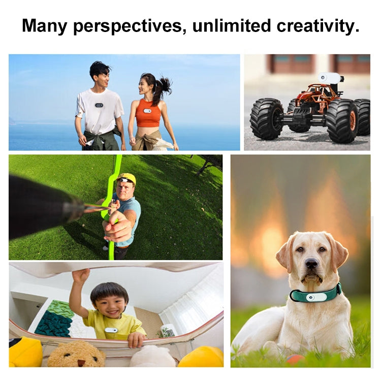 DM-10 Mini Thumb Action Camera with Charging Case (White) by buy2fix