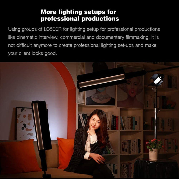 Godox LC500R RGB Full Color LED Light Stick Handheld Fill Light(UK Plug) by Godox