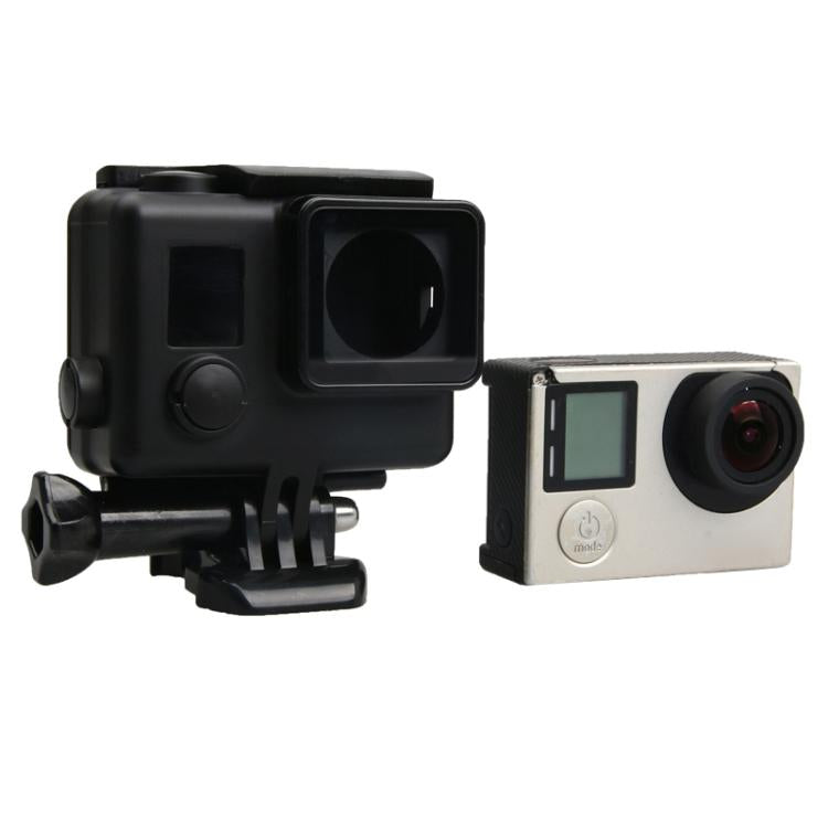 For GoPro HERO4 ABS Skeleton Housing Protective Case Cover with Buckle Basic Mount & Lead Screw by buy2fix