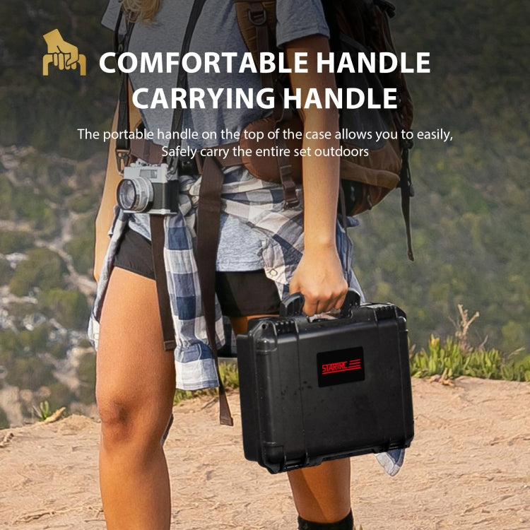 For Insta360 Ace / Ace Pro STARTRC Waterproof Dual-layer Suitcase Storage Box (Black) - Case & Bags by STARTRC | Online Shopping UK | buy2fix