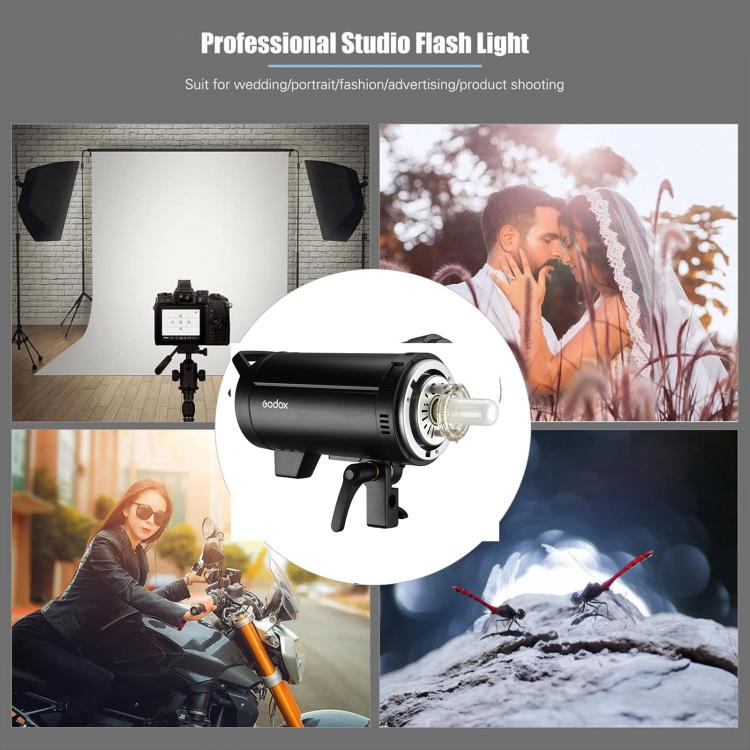 Godox DP800III Studio Flash Photo Light 800Ws 2.4G Wireless X System Bowens Mount Strobe Light, No Lamp Cover (UK Plug) - Shoe Mount Flashes by Godox | Online Shopping UK | buy2fix