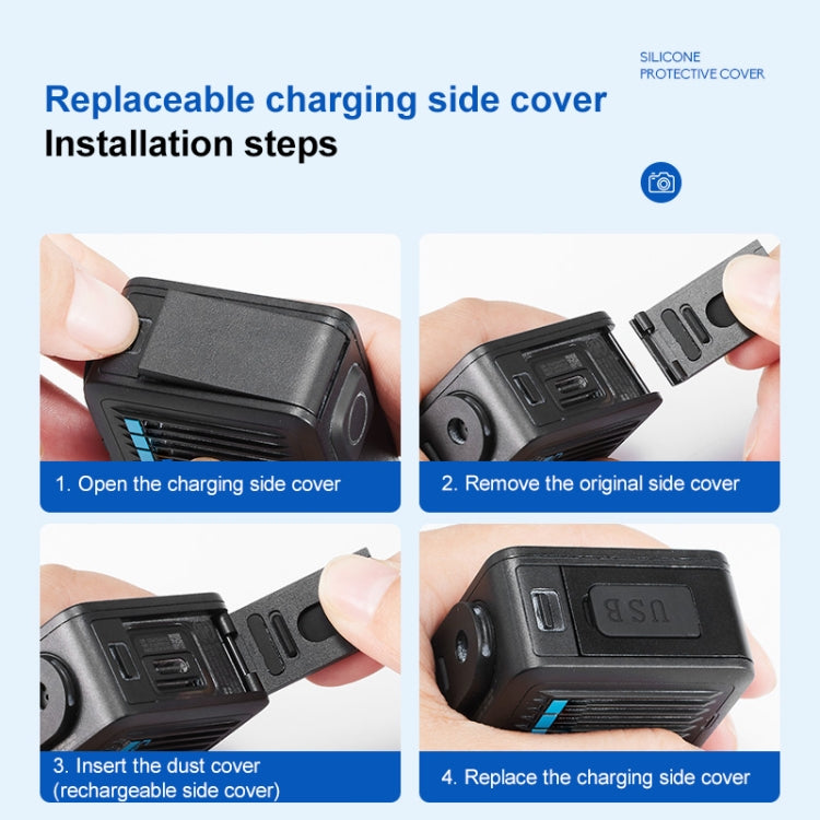 For GoPro HERO 2024 Side Interface Door Cover (Black) by buy2fix