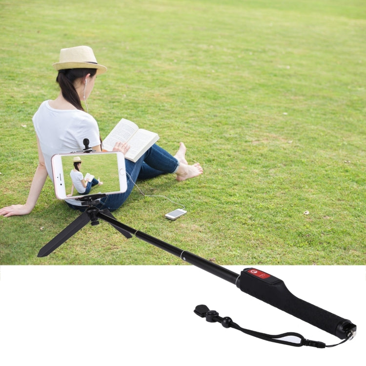 Letspro LY-11 3 in 1 Handheld Tripod Self-portrait Monopod Extendable Selfie Stick with Remote Shutter for Smartphones, Digital Cameras, GoPro Sports Cameras by buy2fix