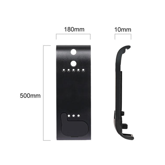 BS Plastic Battery Side Interface Cover with Silicone Plug for GoPro HERO13 Black /12 Black /11 Black /10 Black /9 Black - Skeleton Housing by buy2fix | Online Shopping UK | buy2fix