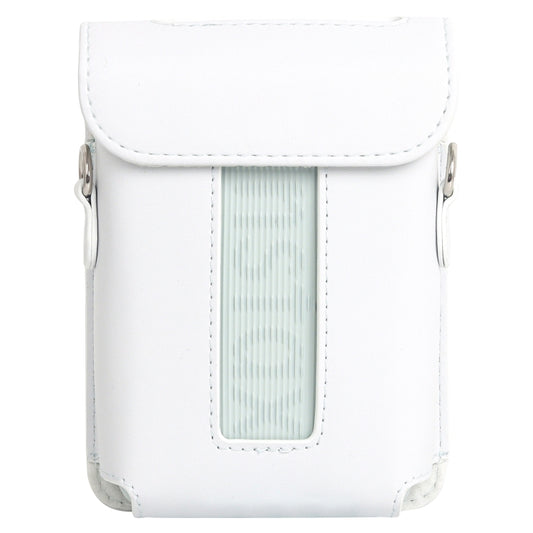 For FUJIFILM Instax mini Link 3 Full Body Leather Case Bag with Strap (White) - Leather Bag by buy2fix | Online Shopping UK | buy2fix