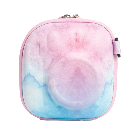 Painted EVA Hard Case PU Storage Bag for FUJIFILM Instax mini 7+/8/9/11/12/40(Blue Pink) by buy2fix