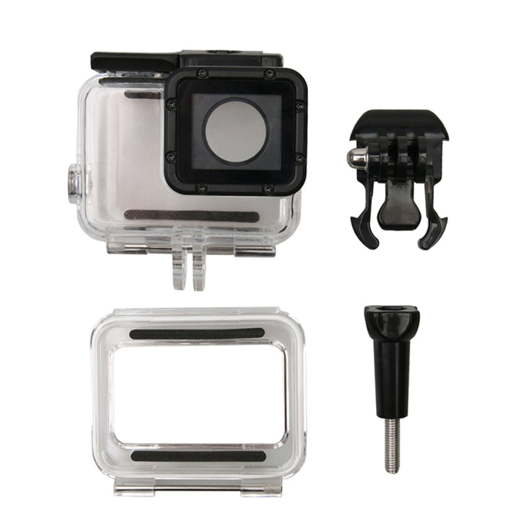 For GoPro HERO6 /5 Waterproof Housing Protective Case + Hollow Back Cover with Buckle Basic Mount & Screw by buy2fix
