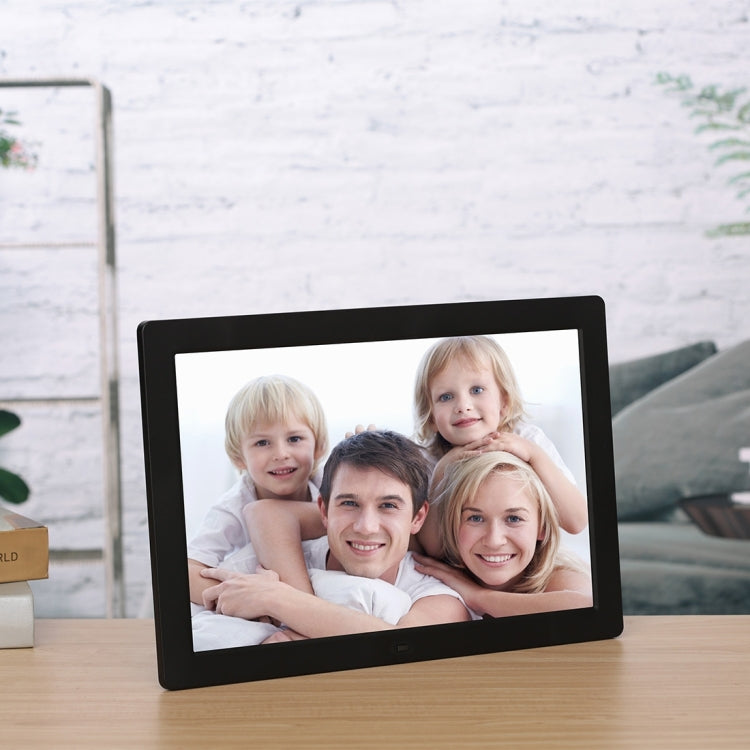 15.4 inch LED Digital Photo Frame with Remote Control, MP3 / MP4 / Movie Player, Support USB / SD Card Input, Built in Stereo Speaker (Black) by buy2fix