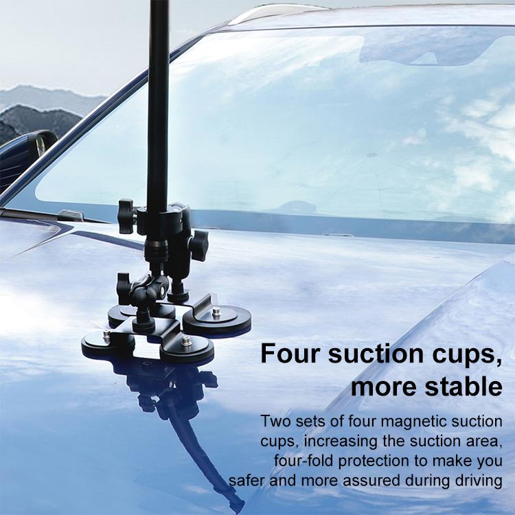 Selfie Stick Adjustable Extension Rod, Length: 45-120cm (Black) - Extendable Pole by buy2fix | Online Shopping UK | buy2fix