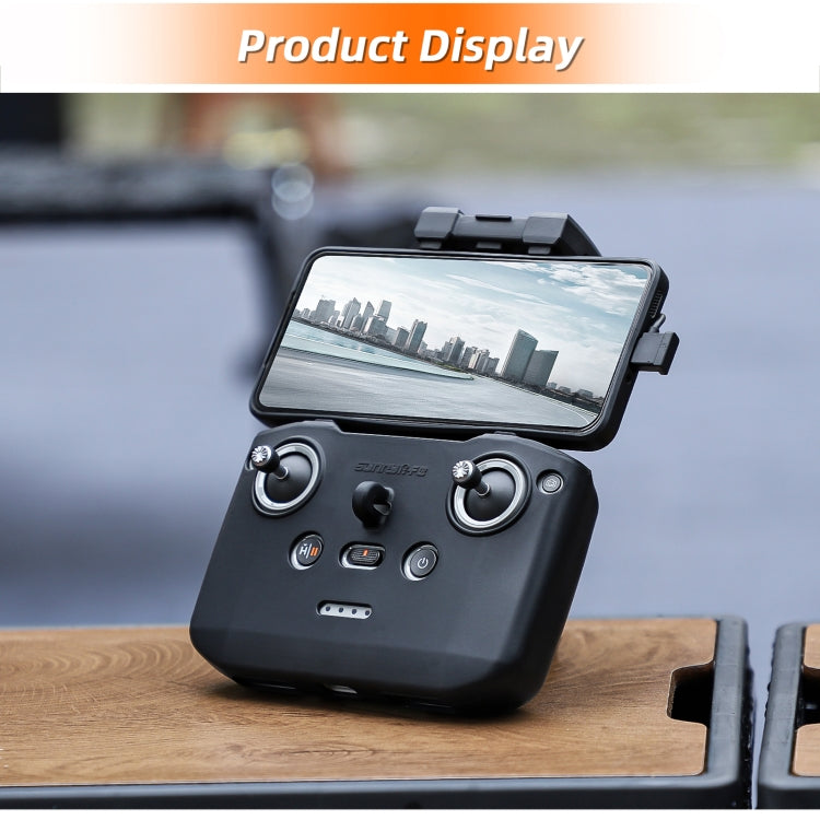 For DJI Neo / Mini 4 Pro / RC-N3 / RC-N2 / RC-N1 Sunnylife Controller Protective Cover Silicone Case with Neck Strap (Orange) - Cases & Bags by Sunnylife | Online Shopping UK | buy2fix