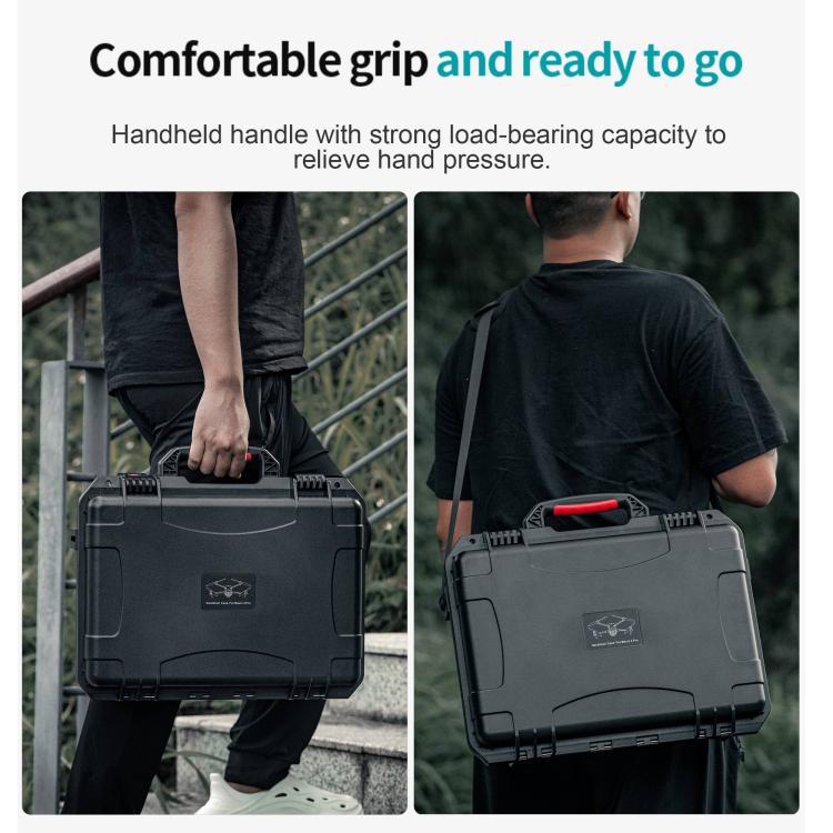 For DJI Mavic 4 Pro STARTRC Waterproof ABS Suitcase Storage Box (Black) - Backpacks & Bags by STARTRC | Online Shopping UK | buy2fix