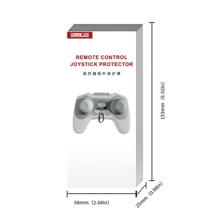 For DJI Avata 2 / FPV 3 / 2 STARTRC Remote Controller Thumb Rocker Guard Protector Case (Grey) by STARTRC